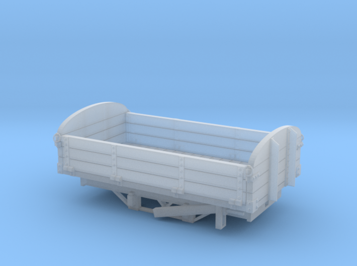 Freelance &quot;Bobber&quot; 3 plank open wagon (O16.5) 3d printed