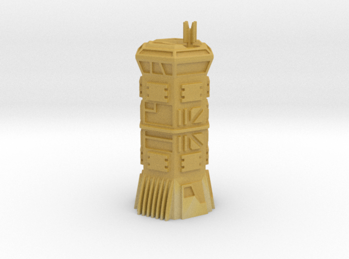 Armoured Hex Comm's Tower (6mm Scale) 3d printed