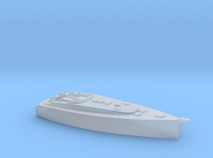 1/700 Large Sailing Yacht Hull Only 3d printed