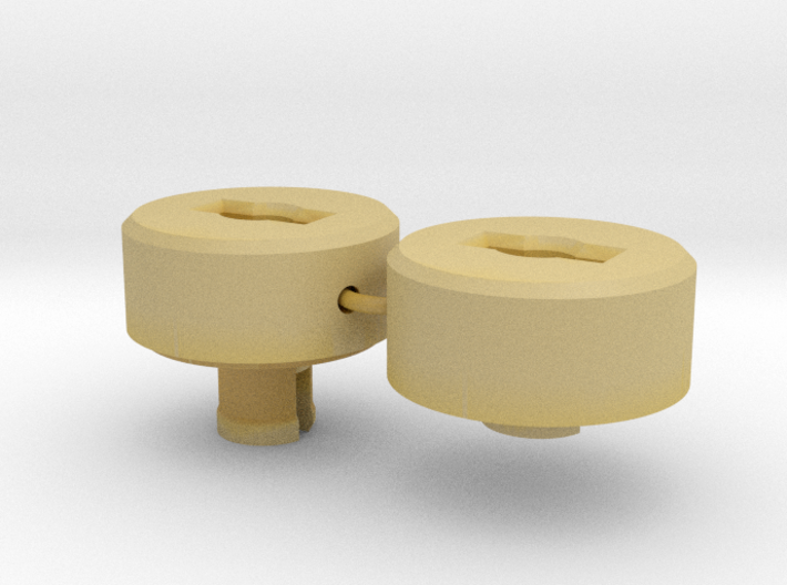 35mm to 120mm Film Spool Adapter Set 3d printed