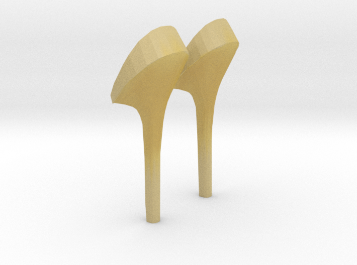girl-heel2 3d printed 