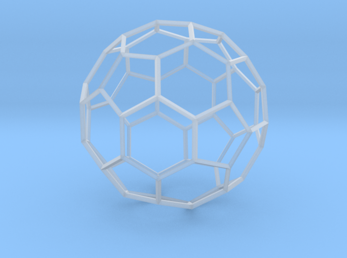 Soccer Ball - wireframe 3d printed