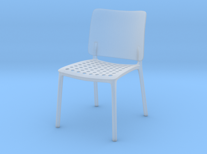 Modern Miniature 1:24 Chair 3d printed