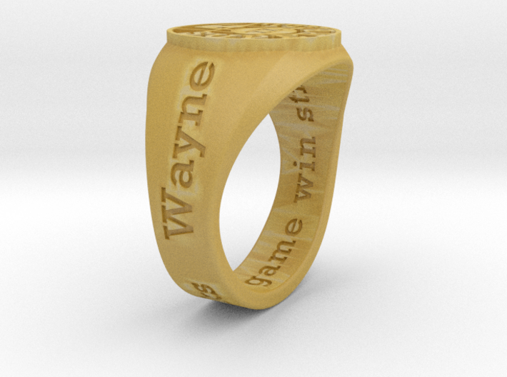 SuperBall Wayne Ring S20 3d printed