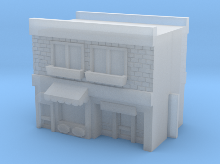 Row Building - Mid - Shops 2 3d printed