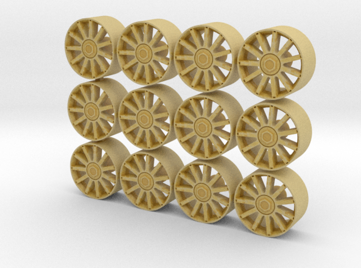 1/43 Ford OEM Rims (small) 3d printed