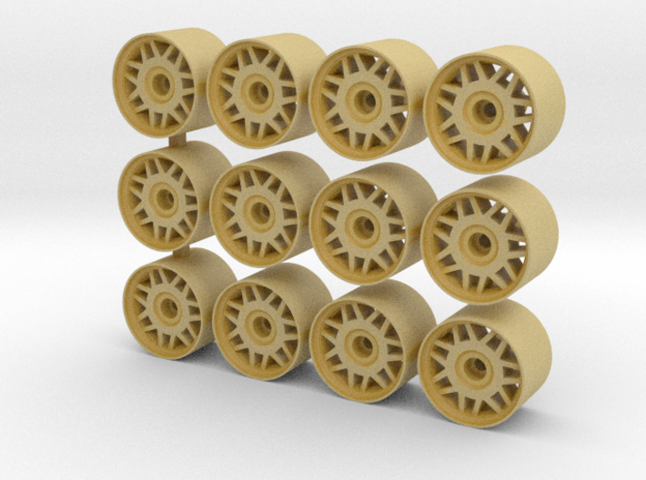 Fifteen52 Snowflakes rims for Hot Wheels (8mm) 3d printed