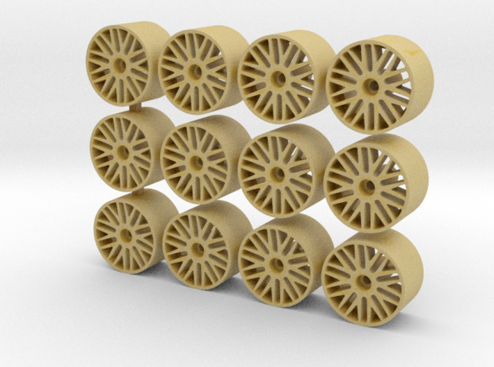 WCI SY10 rims for Hot Wheels (9mm) 3d printed