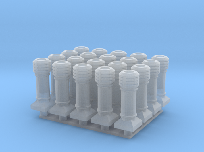 chimney devonshire group - OO 3d printed