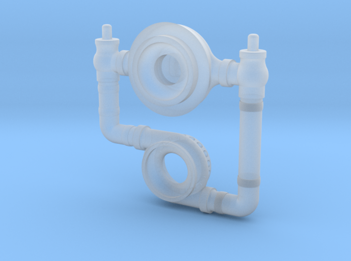 Turbo Pump Assy A 3d printed