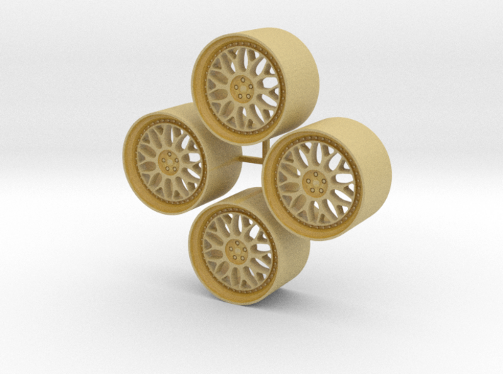 18'' Rotiform DAB wheels in 1/24 scale 3d printed