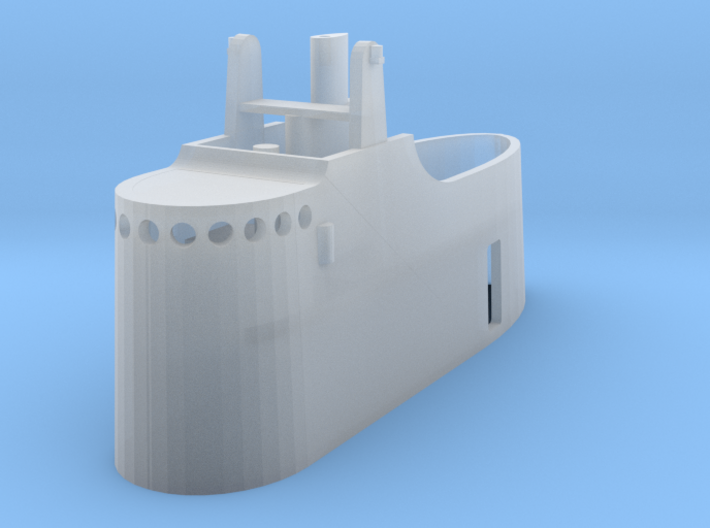 1/240 1939 US Submarine Conning Tower 3d printed