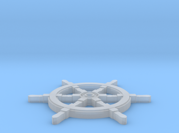 Pirate Ship Wheel Coaster 3d printed