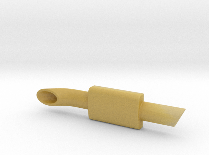 Left tail pipe for AMC Gremlin Drag Build 3d printed