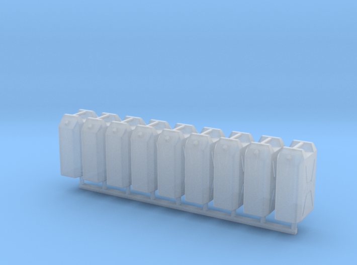 1/24 MILITARY 22lt PLASTIC WATER JERRY CAN 8 PACK 3d printed