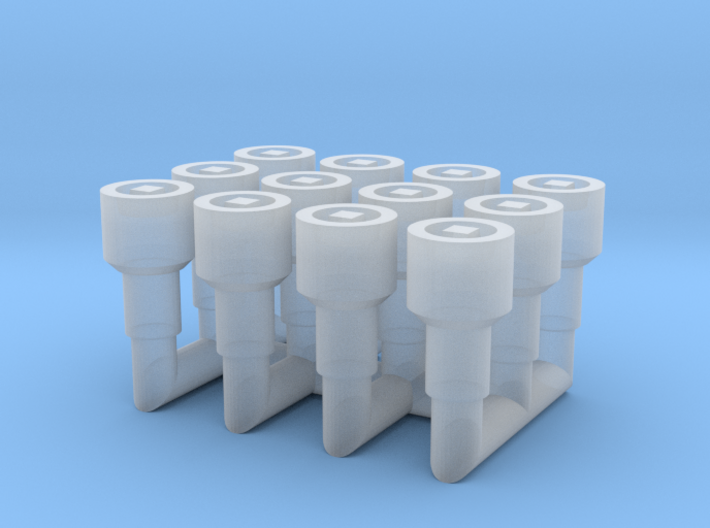 4mm Scale Washout Plugs 3d printed