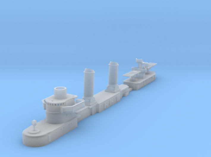 1/600 Bristol destroyer superstructure 3d printed