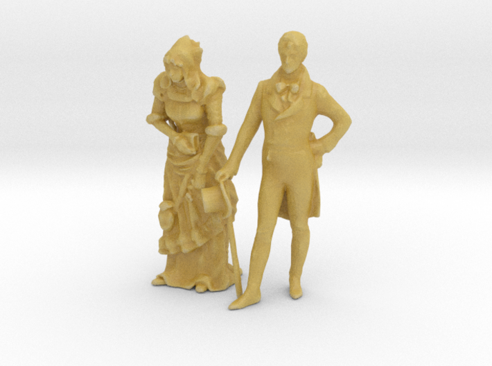 Printle H Couple 1307 - 1/87 - wob 3d printed