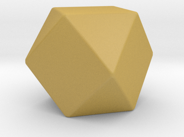 Cuboctahedron - 10 mm - Rounded V2 3d printed
