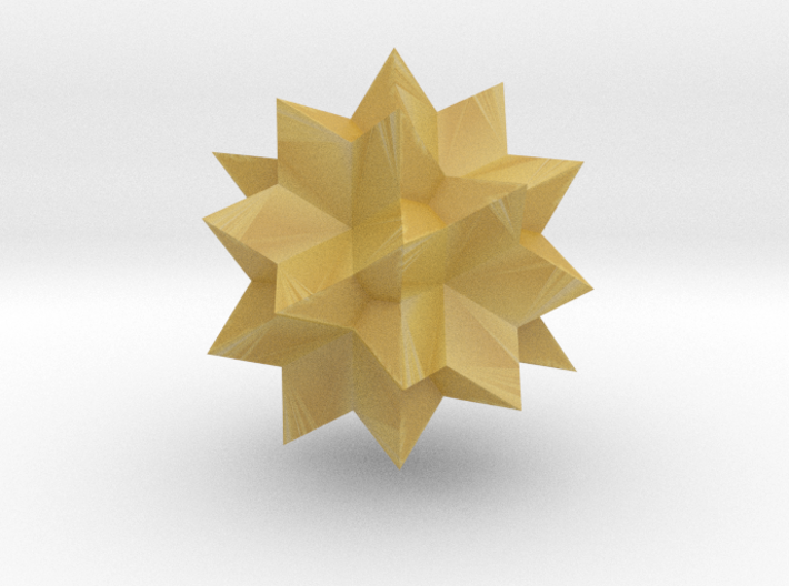 Great Icosahemidodecahedron - Variant 03 - 1 Inch 3d printed