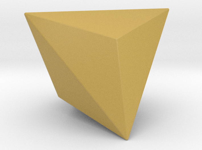 Triakis Tetrahedron - 1 Inch - Rounded V1 3d printed