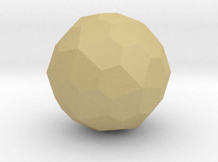 Pentagonal Hexecontahedron (Dextro) - 10 mm 3d printed