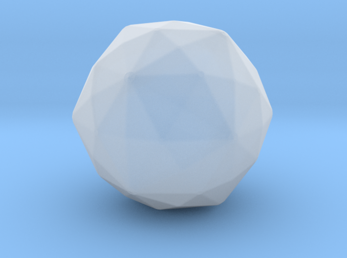 Disdyakis Triacontahedron - 10 mm - Rounded V1 3d printed