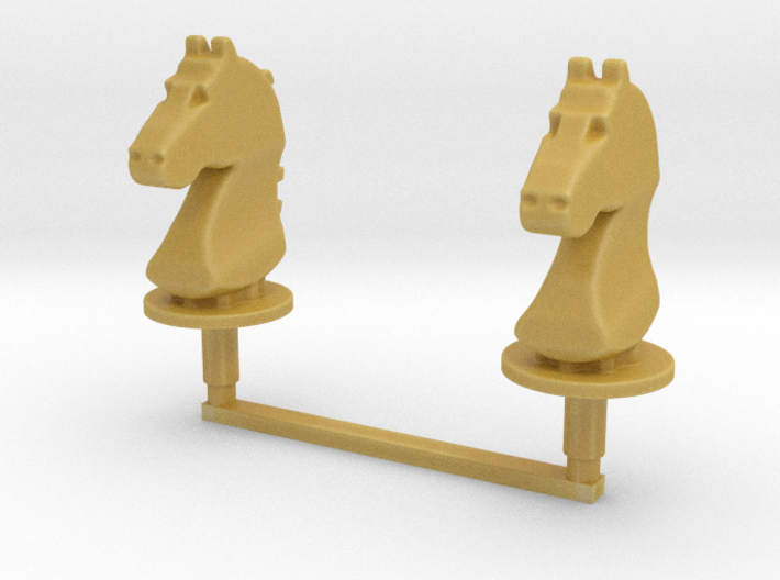 Chess Toppers - 2 Classic Knights 3d printed