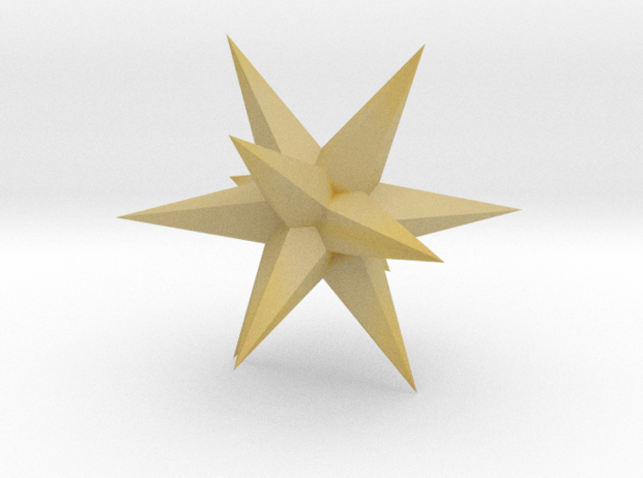 Medial Triambic Icosahedron - 10 mm 3d printed