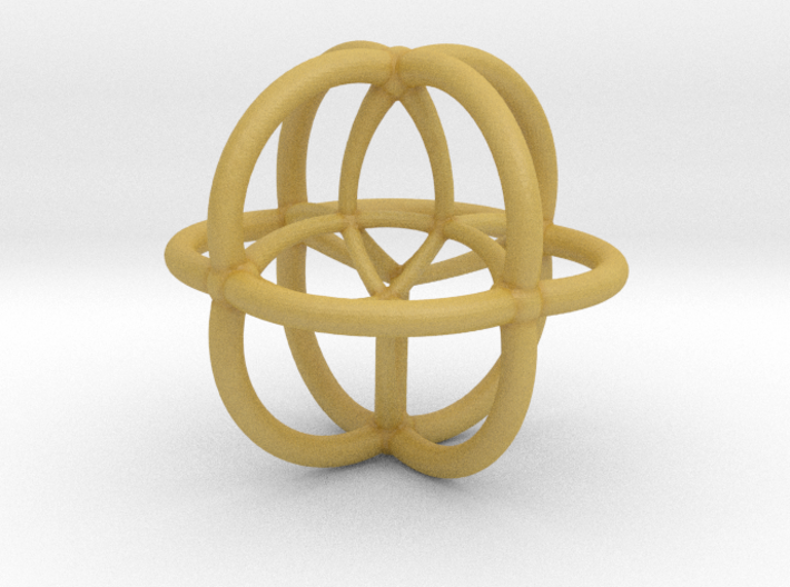 Coxeter Polytope Bead - Scientific Math Art Pendan 3d printed