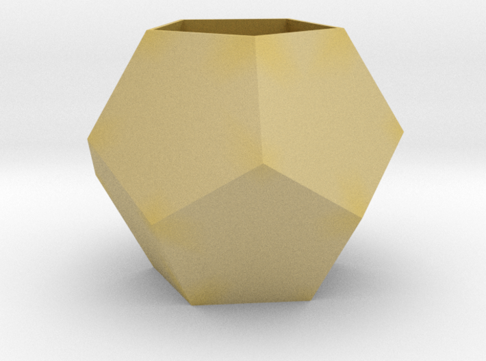 lawal 100 mm dodecahedron shell 2 3d printed