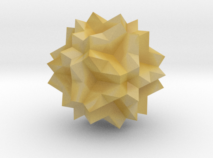 Great Dodecicosidodecahedron - 1 In 3d printed