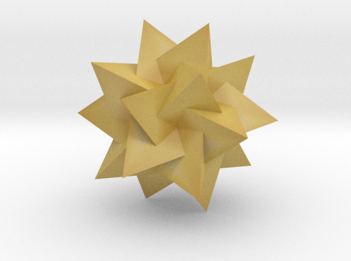 Compound of Five Tetrahedra - 1 inch 3d printed
