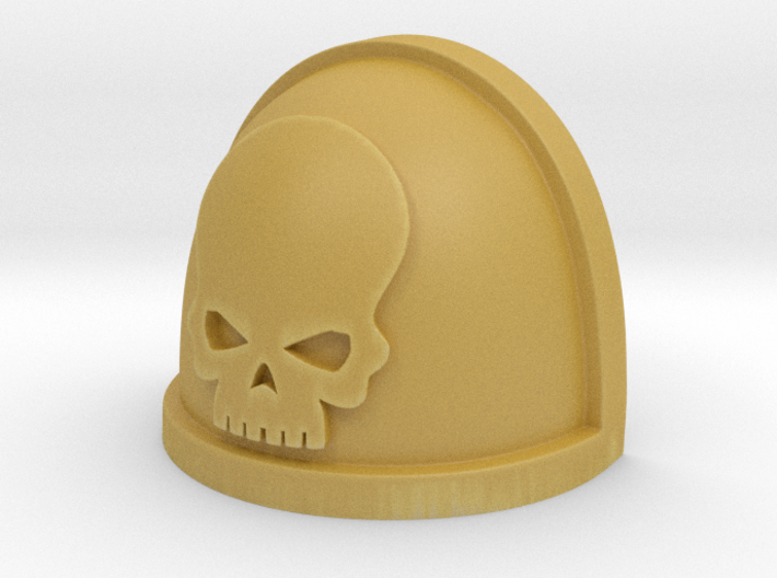 Warhammer 40k McFarlane Skull Shoulder Pad 3d printed 