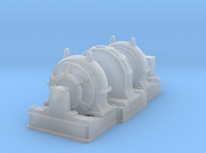 Milwaukee Road Motor Generator Set HO Scale 3d printed