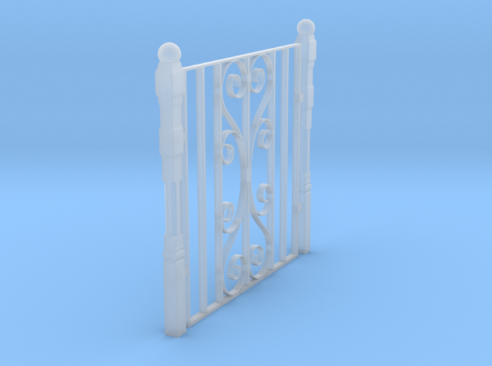 Gate for 1/12 scale dollshouse scale fence 3d printed
