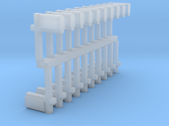 20 N-Scale Mailboxes 3d printed