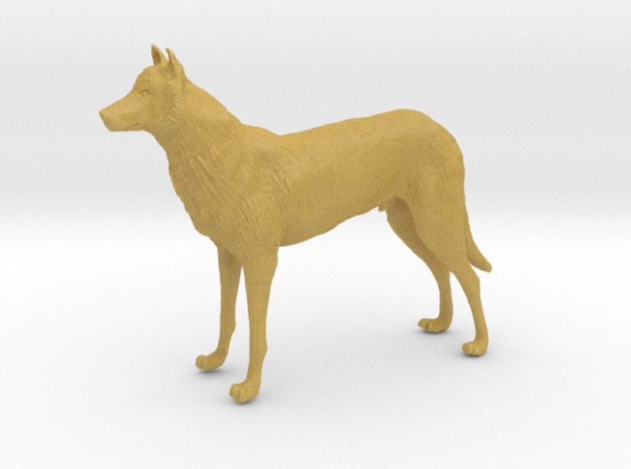 Wolf - High Detail Sculpture 3d printed 