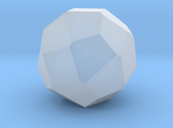 03. Biscribed Hexpropello Cube (Dextro) - 1 inch 3d printed