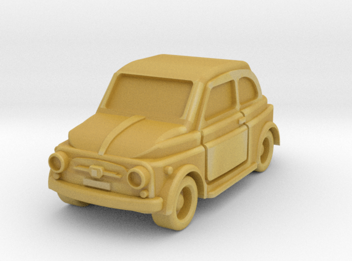 Z Scale Fiat 500 1957  3d printed 