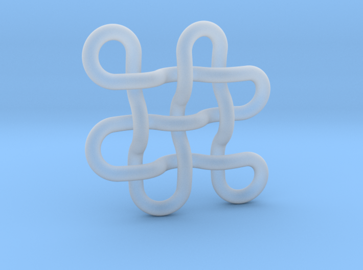 endless knot / eternal knot / buddha knot small 3d printed