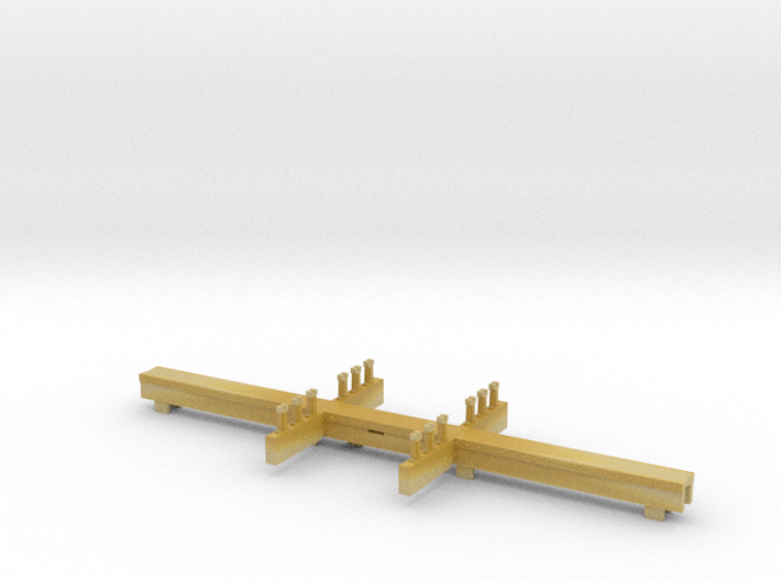 Truss Rod Underframe for 36' HO Accurail Boxcar 3d printed 