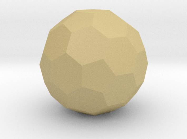 02. Chamfered Dodecahedron - 10mm 3d printed