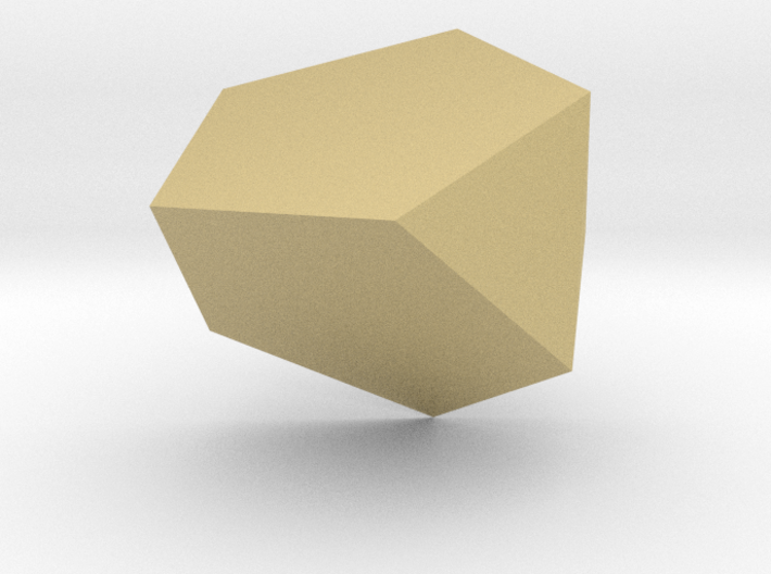 63. Tridiminished Icosahedron - 1in 3d printed