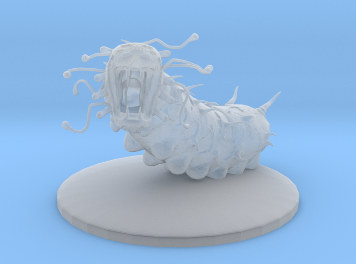 Final Fantasy inspired, Gigas Worm, 75mm base 3d printed