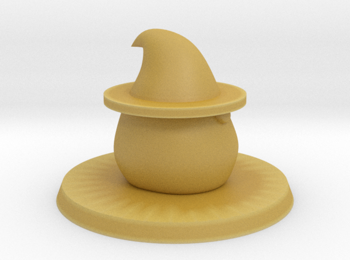 Puffball (Gnome) Wizard Droopy Hat 3d printed
