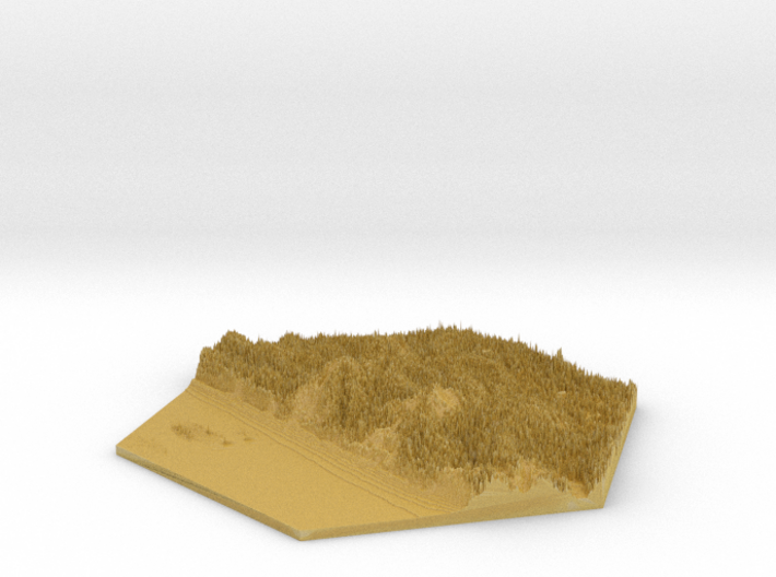 Indiana Sand Dunes NP - 3D National Park Stamp 3d printed 
