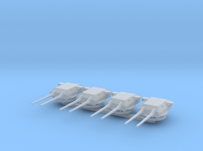 1:700 H44 Turret set, 508mm (20 inch) with ring 3d printed