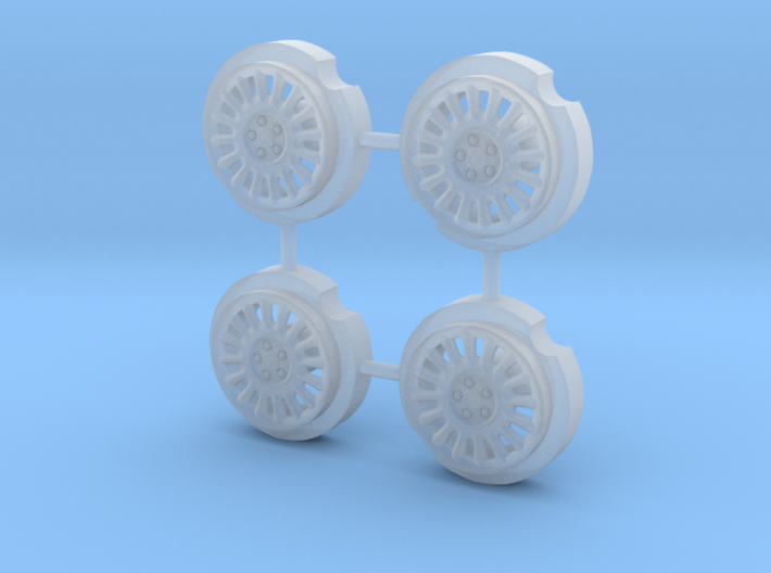 Dodge Charger wheels 1/43 3d printed