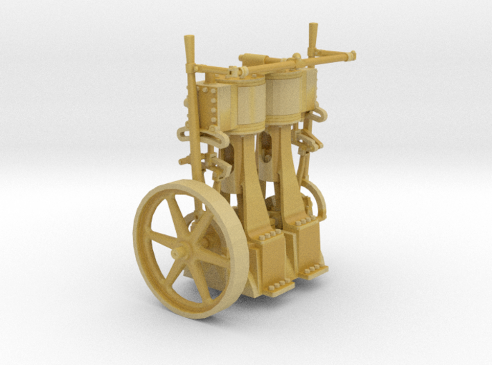 Two Cylinder Vertical Engine for Rob 3d printed